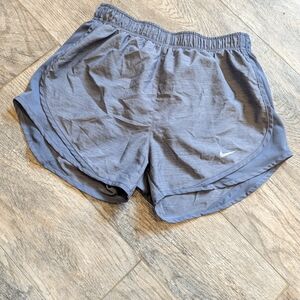 Nike Shorts Womens Small Blue Dri-Fit Nike Logo Elastic Waist Athletic Shorts